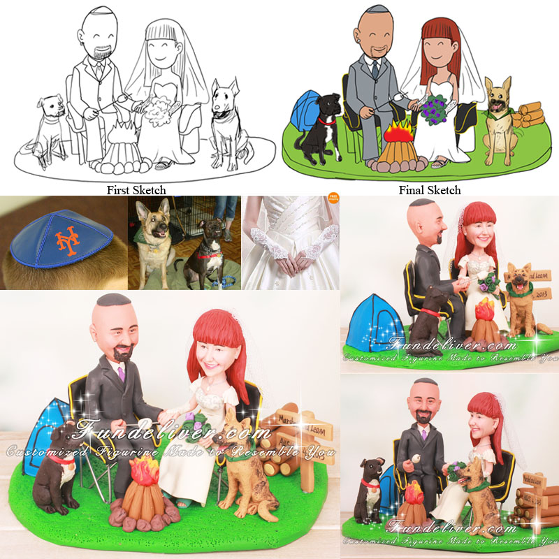 Camping Cake Toppers
